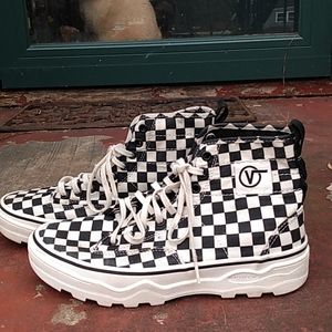 Vans Checkerboard Hi Tops #721454